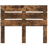  Uzglavlje s uzglavljem Dimljeni hrast 120 cm Konstruirano drvo | shoptok.hr