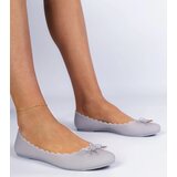D/CEO marka niezdefiniowana Gray ballerinas Melissies with a bow Levira | ePonuda.com