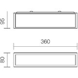  Redo 01-1234 - LED kupatilsko zidno svetlo EGO LED/12W/230V IP44 hrom | Eponuda.com