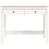  Radni stol s ladicama Bijela 100x50x78 cm od masivne borovine | Eponuda.com