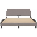  Okvir za krevet Dover smeđesivi 140x200 cm od tkanine | shoptok.hr