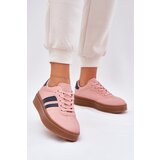 EVENTO Boto Women's Platform Sneakers Made Of Eco Leather Pink Ediriella Cijene