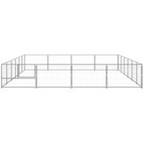  Kavez za pse srebrni 24 m² čelični | shoptok.hr