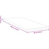 vidaXL Jastučići za madrace Bijela i zelena 90 x 190 cm | shoptok.hr