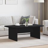  Klubska miza Črna 93 x 53 x 33 cm Konstruiran les, (5000120405) | Shoptok.si