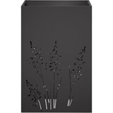  Vrtna saksija Crna 50 x 50 x 75 cm Čelična vrata | shoptok.hr