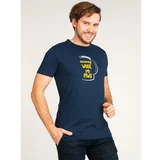 Yoclub Man's Cotton T-shirt PKK-0108F-A110 Navy Blue