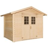 KIEHNHOLZ Vrtna hiška Kopenhagen 1 (Zunanje dimenzije vključno s strešnim previsom (Š x G): 310 x 213 cm, Les, Rjava) | Shoptok.si