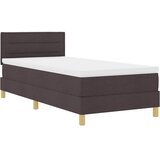  s opruga kutije Tamno smeđa 90 x 200 cm tkanina | shoptok.hr