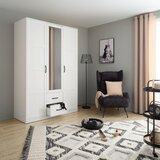 Mömax omara za oblačila madita, bela, masivno | Shoptok.si