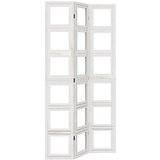 Furnova Paravan 3-delni bel trden les pavlovnije, (21929691) | Shoptok.si