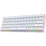 Redragon DRAGONBORN K630 RGB WHITE RED SWITCH mehanska tipkovnica bele barve | Shoptok.si