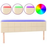  LED uzglavlje krem 160x5x78/88 cm od tkanine | Eponuda.ba