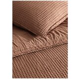 Mila Home Luxury Smeđa posteljina za krevet za jednu osobu od renforce pamuka 140x200 cm Waffle Striped – | shoptok.hr