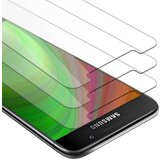 Cadorabo 3x Oklepna folija, združljiva z Samsung Galaxy A7 2016 - Zaščitna folija v visoka prosojnost - 3-pack Kaljeno zaščitno steklo za zaslone s trdoto 9H in združljivostjo s 3D dotikom, (20562932) | Shoptok.si