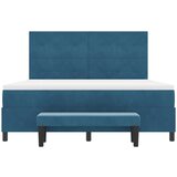 Box spring krevet Tamno plava 180 x 200 cm Baršun | shoptok.hr