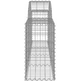  Lučne gabionske košare 7 kom 200x30x60/80 cm pocinčano željezo | Eponuda.com