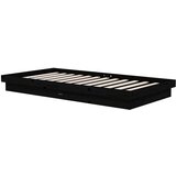  Za krevet od masivnog drva crni 100 x 200 cm | shoptok.hr