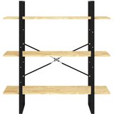 Ormarić za knjige s 3 razine 100 x 30 x 105 cm masivna borovina | shoptok.hr