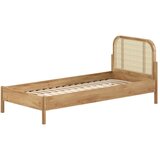 Vipack Postelja iz masivnega hrasta z letvenim dnom 90x200 cm v naravni barvi Olive Rotan – | Shoptok.si