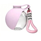 INF Prenosna okrogla skodelica za vodo za pse in mačke, brez puščanja Pink, (5000302112) | Shoptok.si