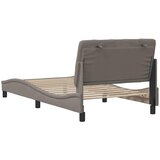  Okvir za krevet bez madraca smeđesivi 100 x 200 cm od tkanine | shoptok.hr