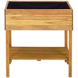  Povišena vrtna sadilica 78,5x58,5x78,5 cm od bagremovog drva | shoptok.hr
