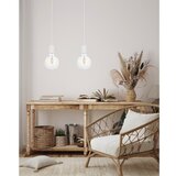  Zavesni luster na sajli MIROS 2xE27/60W/230V, beo | Eponuda.com