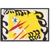 Slika - Henri Matisse – Nightmare of the White Elephant 60x40 U crnom drvenom okviru | shoptok.hr