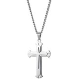 Ogrlica NC-23419 - Srebrna KP23419 | Shoptok.si