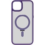AVIZAR Ovitek MagSafe za iPhone 15, funkcija stojala - vijolicen obris, (20834229) Cene