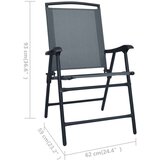  3-dijelni bistro set sivi čelični | shoptok.hr