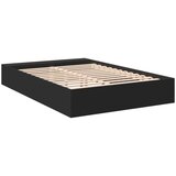 vidaXL Okvir kreveta crni 140 x 200 cm od konstruiranog drva | shoptok.hr