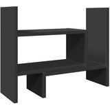  Organizator za pisalno mizo črn 38,5x17x39 cm inženirski les, (21413957) | Shoptok.si