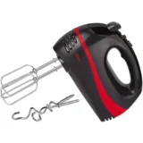 mikser ručni, 5 brzina+turbo, 300 w, boja crno/crvena - ZLN8402/BK