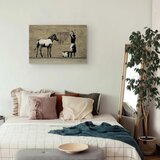  Slika - Banksy: Washing Zebra on Concrete (1 Part) Wide 120x80 Premium Print | shoptok.hr