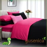  Posteljina za singl krevet roze-crna Cene