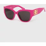 Balenciaga Sončna očala ženska, roza barva, BB0323SK