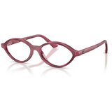 Ray-ban Dioptrijske naočare Romy Bio Based 0RX7265 8492, Ovalne, Crvena Cene