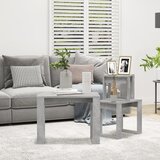  Uklapajući stolići 3 kom siva boja betona od konstruiranog drva | shoptok.hr