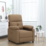 vidaXL Naslonjač od tkanine smeđi | shoptok.hr