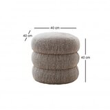 Atelier Del Sofa tabure boum grey | ePonuda.com