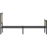  Metalni okvir kreveta bez madraca boja hrasta sonome 100x190 cm | shoptok.hr