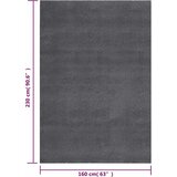  Perivi pahuljasti tepih 160 x 230 cm protuklizni antracit | shoptok.hr