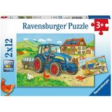 Ravensburger 2x12 delna sestavljanka Delo na kmetiji 076161 Cene