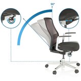 MID.YOU Vrtljivi Stol Fountaine Pro, Črna | Shoptok.si
