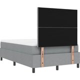  s opruga kutije Svijetlo siva 120 x 190 cm tkanina | shoptok.hr