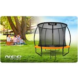 Neo-Sport profilirani vrtni trampolin 252 cm (8 ft) s unutarnjom mrežom, narančasti | shoptok.hr