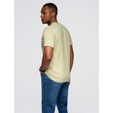 Ombre Men's cotton t-shirt with printed pocket - light grey | Shoptok.si