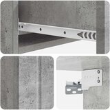 Stolna montirana na zid Betonska siva 87,5 x 34,5 x 17 cm | shoptok.hr
